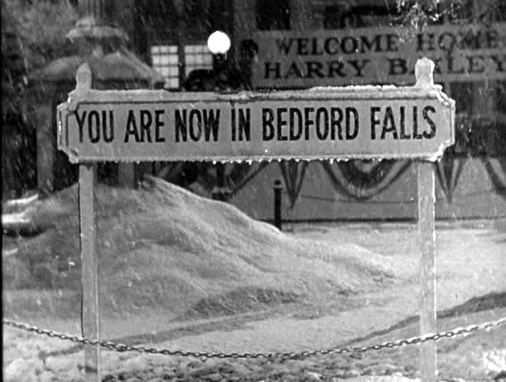 You Are Now In Bedford Falls Pin