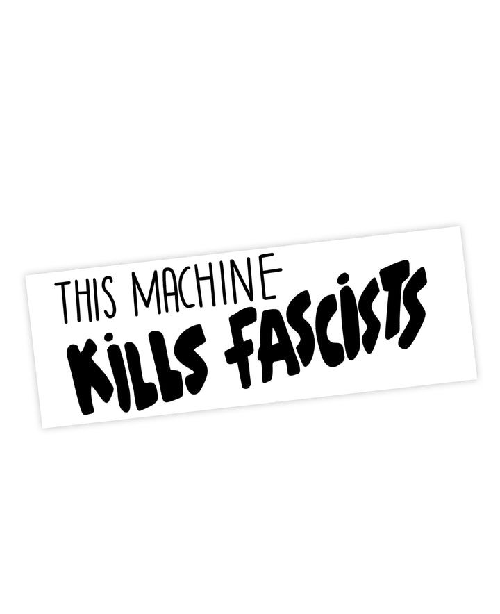 This Machine Kills Fascists Guitar Sticker