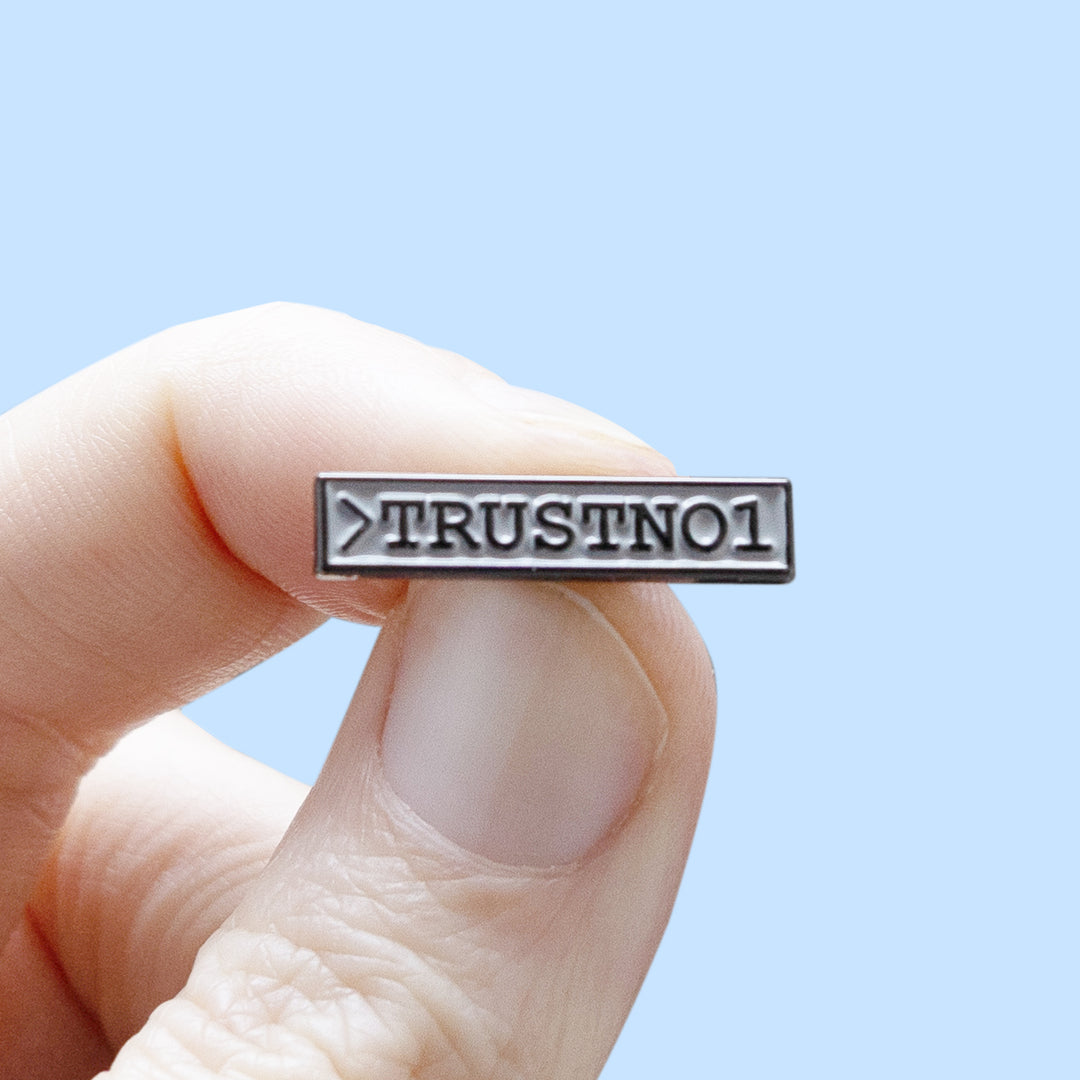 TRUSTNO1 X-files Pin