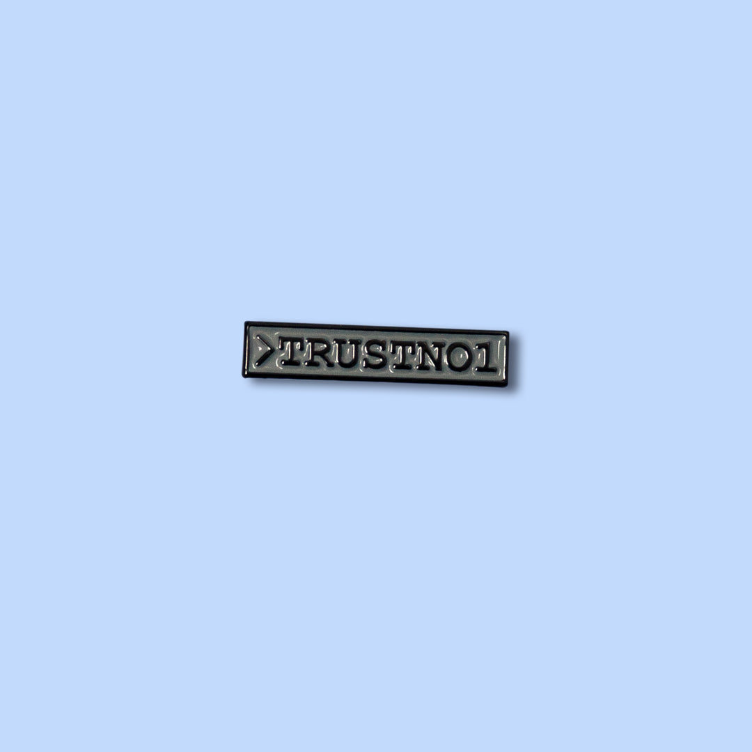 TRUSTNO1 X-files Pin