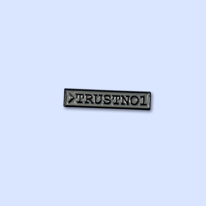 TRUSTNO1 X-files Pin