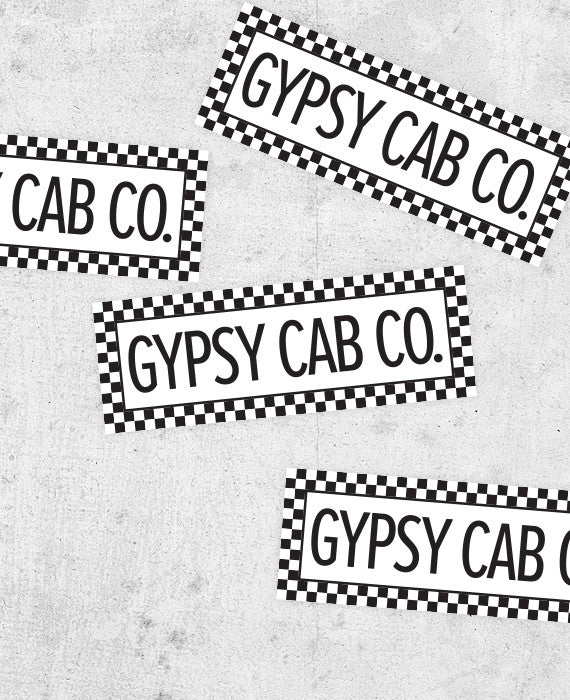 The Royal Tenenbaums Gypsy Cab Co Sticker - bestplayever